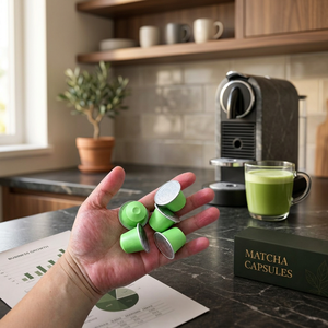 Gut Health Matcha Coffee Pods Digestive Support Formula Compatible For Multiple Brewers Private Label Custom Logo Wholesale Bul - Product Image 1