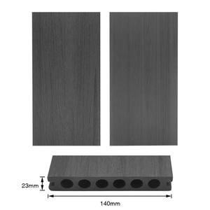 Planches de terrasse composites co-extrudées WPC en promotion de l'usine SHENGCHENG pour revêtements de sol extérieurs - Product Image 2