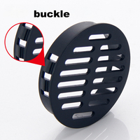 Grille d'aération en plastique pour diffuseur d'air, grille d'aération pour armoire de cuisine, couvercle d'aération