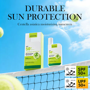 Vente en gros <span class=keywords><strong>de</strong></span> <span class=keywords><strong>crème</strong></span> <span class=keywords><strong>solaire</strong></span> à la Centella Asiatica 50 ml SPF50+ avec étiquette privée, protection UV - Product Image 1