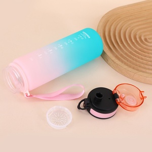ขวดน้ำกีฬา Lingka ขายส่งราคาพิเศษ ขนาด 500 มล. 650 มล. 1000 มล. พลาสติกใส ปลอดสาร BPA ฝาปิดวัสดุ PC รับสกรีนโลโก้ ผิวด้าน - Product Image 4