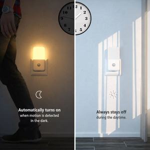 Minimalist Square <b>Motion</b> <b>Sensor</b> <b>Night</b> <b>Light</b> 2700K Soft Warm LED Indoor Decorative Lighting ABS Housing OEM Available - Product Image 5
