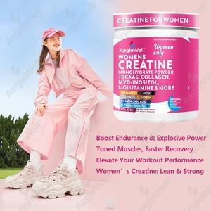 Aegelwell Creatine for Women Creatine Monohydrate <strong>BCAA</strong> Powder Myo-Inositol Collagen Powder Support Digestion Energy Boost - Product Image 3