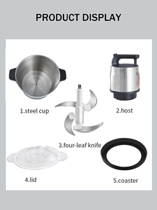 Machine à <span class=keywords><strong>Fufu</strong></span> Commerciale Locale en Acier Inoxydable 220V, Style Nigérian, pour Usage Familial, Capacités 6L, 10L, 12L - Product Image 5