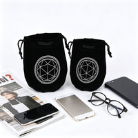 Sac à cordon en velours personnalisé avec logo imprimé OEM ODM, directement de l'usine, pour lunettes, ordinateur portable, cosmétiques, voyage, chaussures, emballage anti-poussière