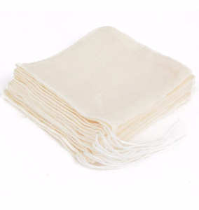 100 bolsas pequeñas de muselina de algodón orgánico, bolsita de té de color natural de 3x4 pulgadas - Product Image 2