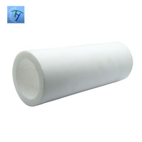 Tige de filtre pneumatique ronde en PTFE blanc moulé, service d'usinage CNC, manchons de roulement en plastique, joint d'étanchéité