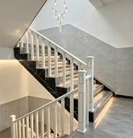 Prix le plus bas intérieur en aluminium main courante balustrade escalier main courante accessoires en aluminium escalier main courante en aluminium balustrade