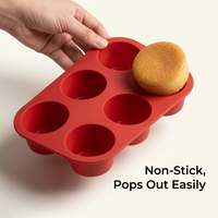 Moules à gâteau en silicone antiadhésifs sans BPA pour la pâtisserie à domicile, moules à muffins et cupcakes réutilisables, moule à mousse en silicone