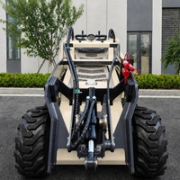 Chargeuse compacte diesel 500 kg pour petit chantier de construction, remblayage de fossés, largeur étroite 982 mm, S370 EPA Euro5