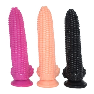Juguete Sexual Anal de 8 Pulgadas de Largo Total, 6 Pulgadas Insertables, 1.7 Pulgadas de Diámetro, con Forma de Mazorca de Maíz Realista para Estimulación Anal y Vaginal - Product Image 1