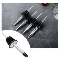 Bec verseur de bouteille de vin Speed pour huile d'olive et vinaigre avec bouchons
