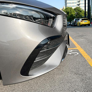 Para Mercedes Benz Clase A W177 A200 <span class=keywords><strong>A35</strong></span> <span class=keywords><strong>AMG</strong></span> <span class=keywords><strong>2023</strong></span> + Kit de carrocería cuchillo de viento Spoiler Tuning Air Blade Side Splitter accesorios de coche - Product Image 6