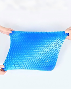 <span class=keywords><strong>Coussin</strong></span> de siège en gel pur pour longues périodes assises, confort respirant, soulagement de la douleur, lavable, portable, pour chaise de bureau, voiture, fauteuil roulant - Product Image 6