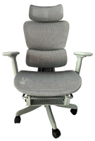 Vente en gros Chaise d'ordinateur en maille noire confortable et durable Chaise de bureau ergonomique avec soutien lombaire