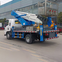Fabrika Fiyatı I-SU-ZU 16m Platformlu Kamyon |   İnşaat İçin Mobil Kaldırılabilir Çalışma Platformu