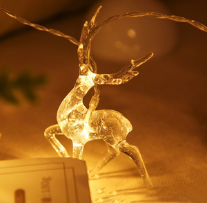 Bán Sỉ Đèn Dây <span class=keywords><strong>Led</strong></span> Giáng Sinh Hình Nai Sừng Tấm Bằng Pin Acrylic Hoạt Động Bằng Pin Cho Phòng Nghỉ Trang Trí Tiệc Vườn - Product Image 3