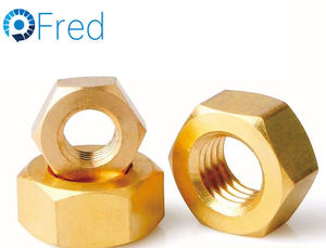 Écrou hexagonal en laiton DIN 934 M3 M4 M5 M6 M10 M20 Écrou hexagonal métrique en cuivre - Product Image 6