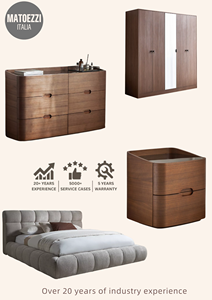 New Design Solid Wood <b>Sliding</b> Door Modern Bedroom <b>Bed</b> with King Size Customizable for Apartment & Hotel Use - Product Image 3