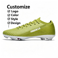 Chaussures de football pour hommes, personnalisables par le fournisseur, respirantes, offrant un excellent soutien pour l'agilité et l'entraînement en extérieur
