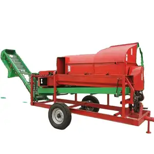 New design Peanut combine harvester with leaves colleting Tank/groundnut harvester