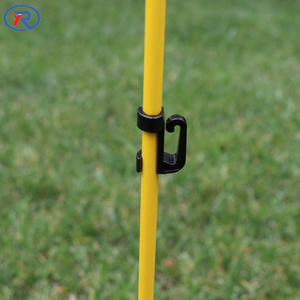 Poteaux de clôture électrique temporaires en fibre de verre PP de 46 pouces pour la sécurité des vaches, des moutons et des animaux - Product Image 4