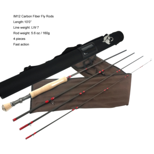 <span class=keywords><strong>Canne</strong></span> à pêche à la <span class=keywords><strong>mouche</strong></span> IM12 Nano Carbon 96'' 10'0'' <span class=keywords><strong>Action</strong></span> Rapide High Modulus 46T Graphite pour la pêche à la truite B02 - Product Image 3