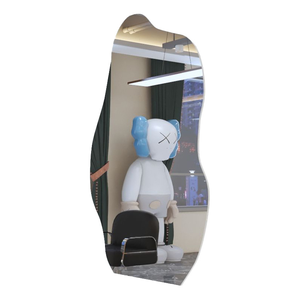 Nouveau modèle de miroir de salon de coiffure, spécialement conçu pour les salons de beauté, miroir simple à une face, mural, avec éclairage. - Product Image 2