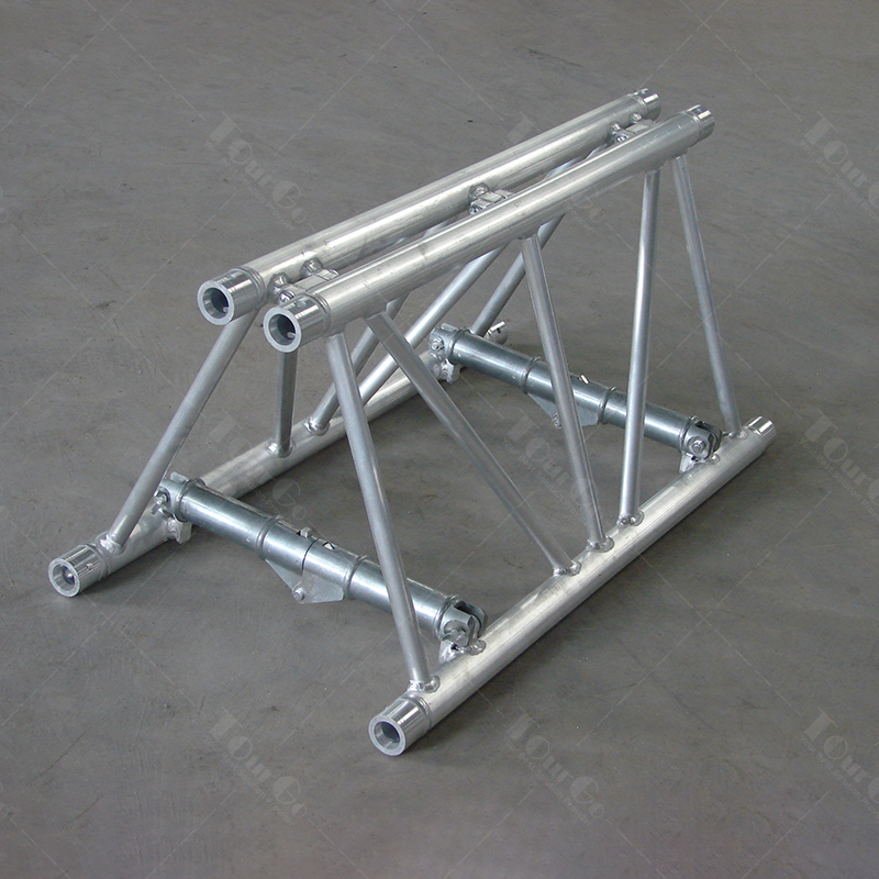 spigot type heavy duty concert stage aluminum triangle folding truss