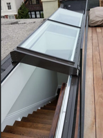 JUNYAO Factory Skylights en aluminium pour projets commerciaux, modèles Crescent Evening Glow, City Lit, Night Breeze, Urban, conformes aux normes NFRC CE AS2047