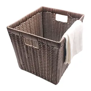 Чистое полотенце ручной работы из ротанга моющаяся корзина для хранения с высокой твердостью под заказ