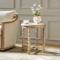 Table basse ronde en bois de style ferme pour la maison et la salle à manger approvisionnement direct d'usine en bois massif moderne personnalisable