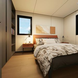 Elegante <span class=keywords><strong>Casa</strong></span> Prefabricada <span class=keywords><strong>de</strong></span> Contenedor <span class=keywords><strong>de</strong></span> 20 pies, 1 Dormitorio, Moderna y Lujosa, con Paneles Sándwich <span class=keywords><strong>de</strong></span> Acero, Resistente a Huracanes, Personalizable, Global - Product Image 3