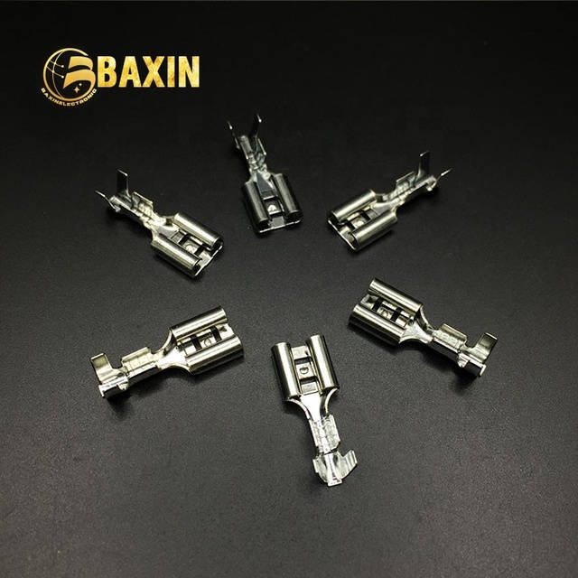 Bx 250 Faston Crimp Terminal for Wire Harness Tin-plated Brass Material Model 630N-21T