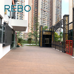 Plancher en <span class=keywords><strong>bois</strong></span> de bambou moderne et terrasse extérieure en composite imperméable et antidérapant Installation facile pour les jardins - Product Image 5