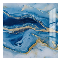Autocollant moderne en marbre pour carreaux de papier peint Panneau en mousse imperméable pour cuisine et salon Vente à chaud Panneau mural lavable autocollant pelable