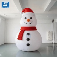 Moule gonflable Bonhomme de neige pour Noël, décoration publicitaire et décorative de Noël