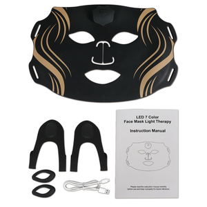 <span class=keywords><strong>Masque</strong></span> Photon Sans Fil Flexible 7 Couleurs 180 Faisceaux Silicone de Qualité Alimentaire Ergonomique Rechargeable par USB Soin Quotidien de la Peau Outil de Soin Cutané - Product Image 6