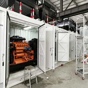 <span class=keywords><strong>500kW</strong></span> <span class=keywords><strong>CHP</strong></span> 가스 발전기 세트 열전기 연발전(연료와 전기를 함께 생산하는) 시스템, 총 효율률 85.1%, 산업용 - Product Image 2