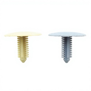 Clips de fixation pour revêtement de toit Chang'an, 24,2 mm, gris beige, en PP, pour réparation et remplacement de l'intérieur des minivans - Product Image 1
