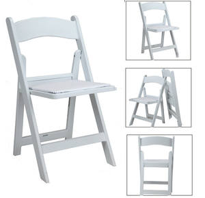 Wholesale Top Quality Outdoor Foldable <strong>Chair</strong> Wedding Event Plastic Wimbledon Garden <strong>Chairs</strong> White Resin <strong>Folding</strong> <strong>Chair</strong> - Product Image 2