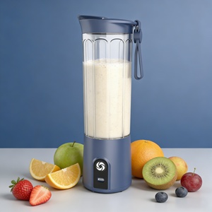 เครื่องปั่นพกพาแบบ USB ขนาด 550 มล. ความจุสูง แบตเตอรี่ 2000mAh ใช้งานได้ยาวนาน ทำน้ำผลไม้ได้ 5 แก้ว เครื่องปั่นขนาดเล็กไร้สาย สำหรับใช้ในรถยนต์และกิจกรรมกลางแจ้ง - Product Image 6