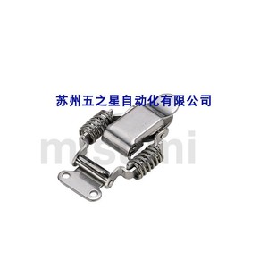Hebilla de clip con resorte Pkbs2 para bolsos, clip metálico para prendas con mecanismo de cierre automático con resorte - Product Image 1
