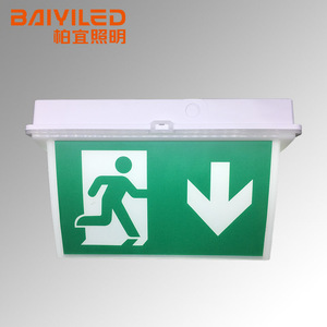 Luz de emergencia para instalación en techo, señal de salida de instalación integrada, doble cara, IP65 - Product Image 4
