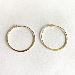 Premium Simple Style Flat Wire <strong>Earring</strong> <strong>Hook</strong> 14k Gold Filled Jewelry Accessories Made Durable Brass for Easy <strong>Earring</strong> Making - Product Image 1