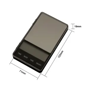 Báscula de bolsillo Digital Changxie, balanza electrónica de 500g, 0,1g, báscula de bolsillo de gramo Digital, báscula electrónica con calculadora