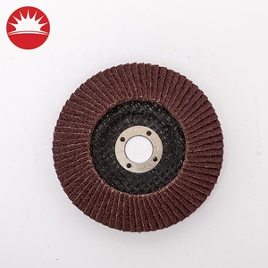 OEM cakram Flap untuk Gerinda sudut 115mm, campuran Penggilingan bahan baja kekerasan sedang 10mm pendukung aluminium oksida pada serat kaca - Product Image 5