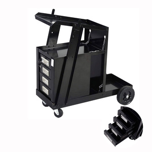 Carro <span class=keywords><strong>de</strong></span> soldadura Carro con 4 cajones negro herramienta <span class=keywords><strong>de</strong></span> organización <span class=keywords><strong>de</strong></span> carro <span class=keywords><strong>de</strong></span> soldadura Plasma cortador <span class=keywords><strong>de</strong></span> soldador <span class=keywords><strong>de</strong></span> carro - Product Image 4