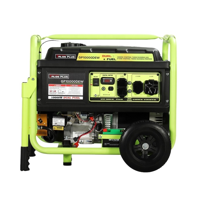 Heavy Duty 10000W Portable Gas & LPG Dual Fuel Generator With EPA Certificate