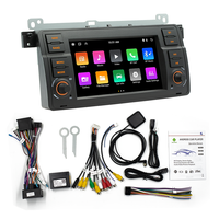 Radio Mobil Android BQCC Double Din 7" IPS Octa Core DSP 32EQ Carplay RDS 4G Layar Sentuh Multimedia untuk BMW E46 1998-2006